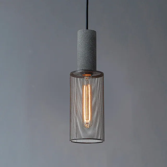 Modern Iron Grey Hanging Light Pendant Lampshade | Kalsten