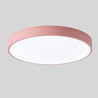 Skanto | Scandinavian Circular LED Ceiling Lamp | Soft Lighting, Minimalist Design & Ideal for Bedrooms and Workspaces