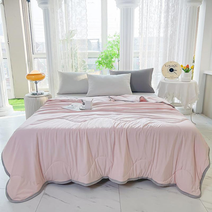 Cooling Ice Silk Summer Comforter machine washable | Kalsten