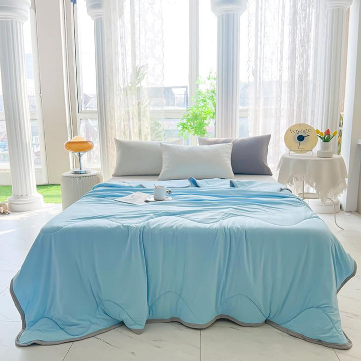 Cooling Ice Silk Summer Comforter machine washable | Kalsten