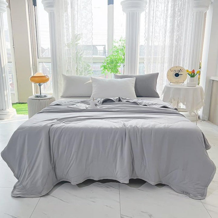 Cooling Ice Silk Summer Comforter machine washable | Kalsten