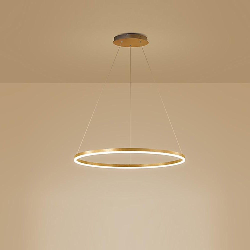 Circle LED Modern Chandelier Pendant Light Hanging Lamp Island Lights | Kalsten