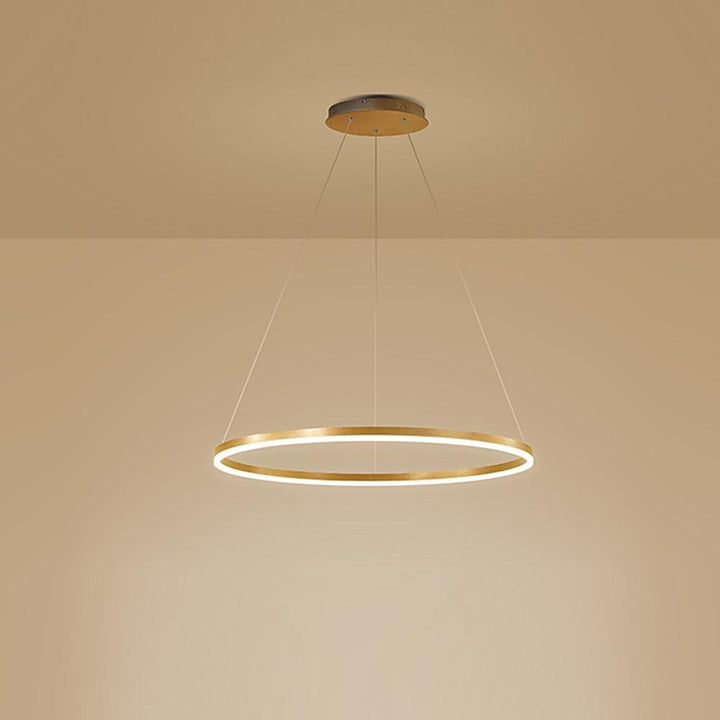 Circle LED Modern Chandelier Pendant Light Hanging Lamp Island Lights | Kalsten