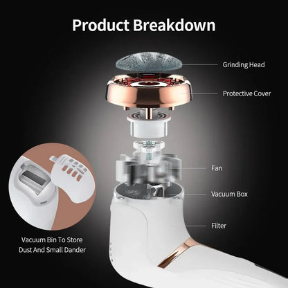 Skanto | KallusCare – Rechargeable Foot File for Smooth and Silky Feet