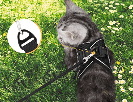 Kalsten | Escape-proof cat harness with reflective details