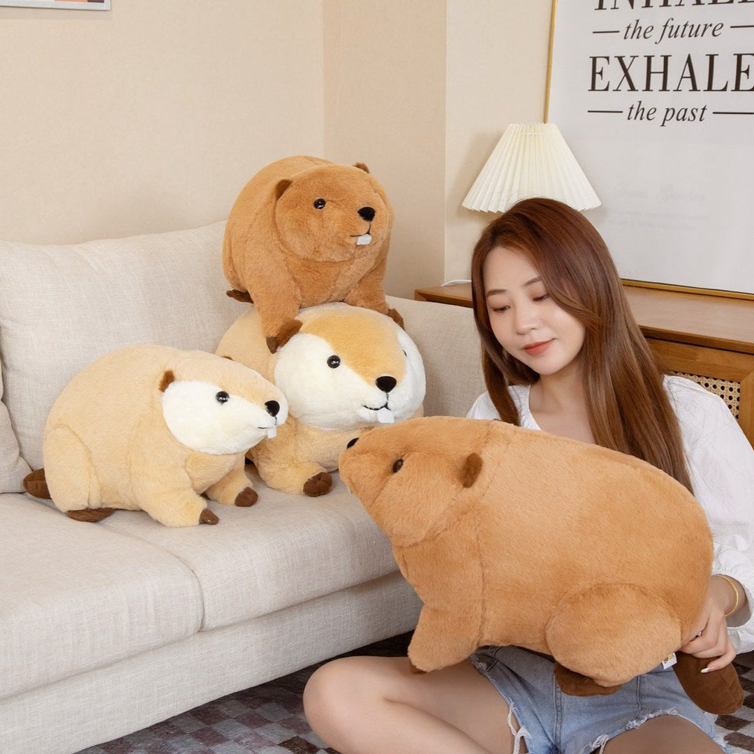 Kalsten | Billy & Willy the Fluffy Brown Beaver Plushie