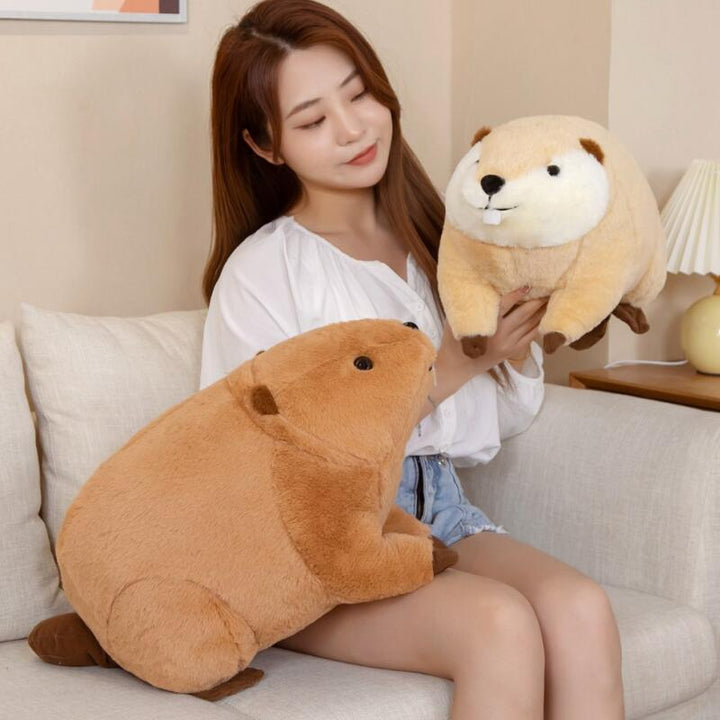 Kalsten | Billy & Willy the Fluffy Brown Beaver Plushie