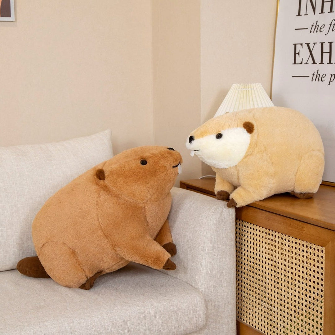 Kalsten | Billy & Willy the Fluffy Brown Beaver Plushie
