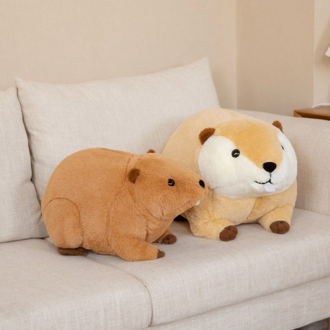 Kalsten | Billy & Willy the Fluffy Brown Beaver Plushie