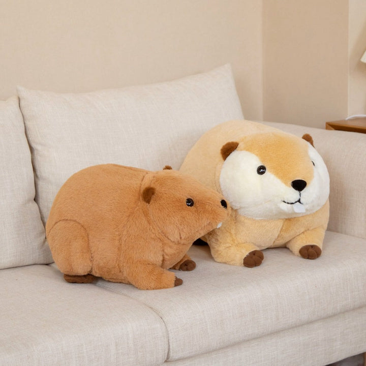 Kalsten | Billy & Willy the Fluffy Brown Beaver Plushie