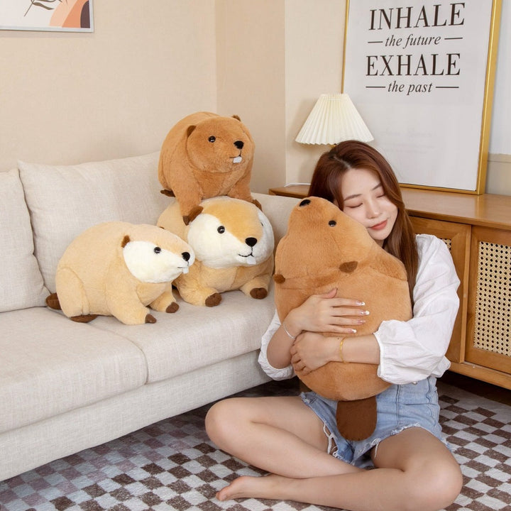 Kalsten | Billy & Willy the Fluffy Brown Beaver Plushie