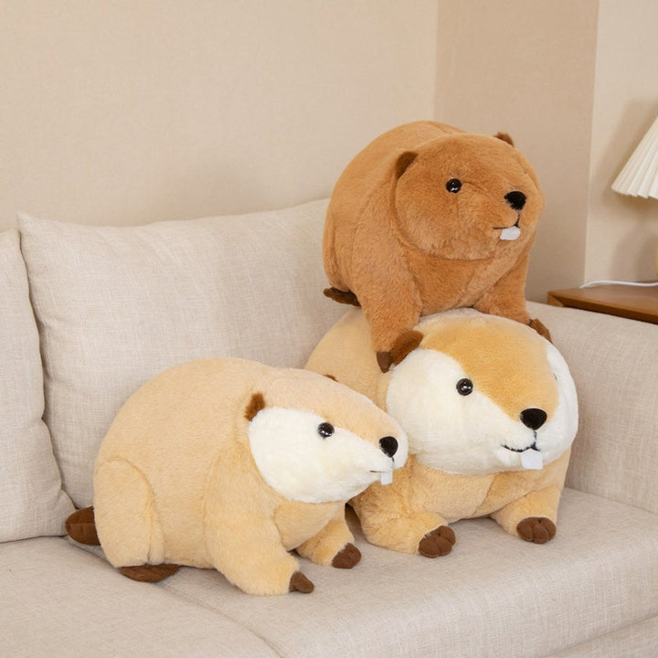 Kalsten | Billy & Willy the Fluffy Brown Beaver Plushie