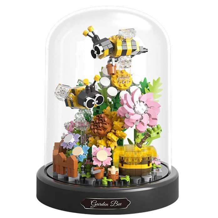 Brehn | Flowers Insects Butterfly Bee Nano Building Blocks