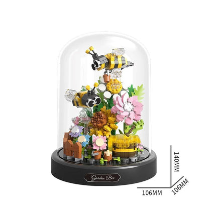 Brehn | Flowers Insects Butterfly Bee Nano Building Blocks