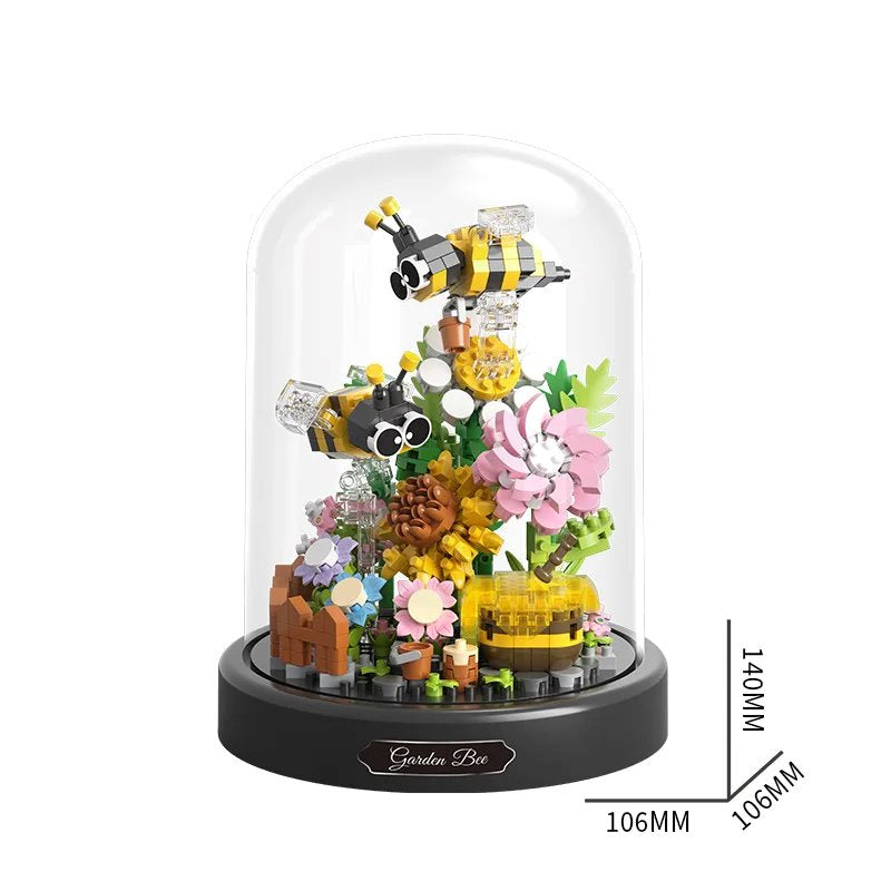 Skanto | Flower Insect Butterfly Bee Nano Building Blocks