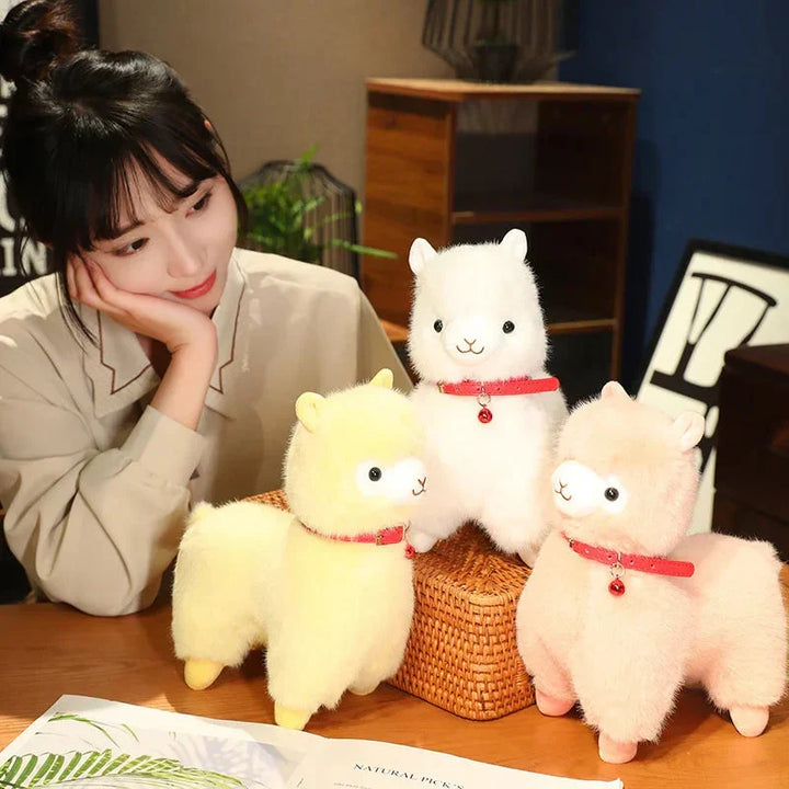 Kalsten | Fluffy Alpaca Llama Plushies with Bell