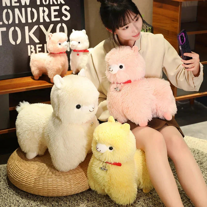 Kalsten | Fluffy Alpaca Llama Plushies with Bell