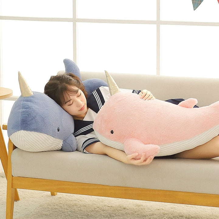 Kalsten | Giant Blue Pink Narwhal Plushies