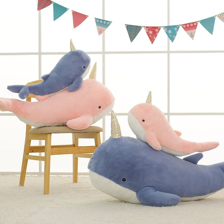 Kalsten | Giant Blue Pink Narwhal Plushies