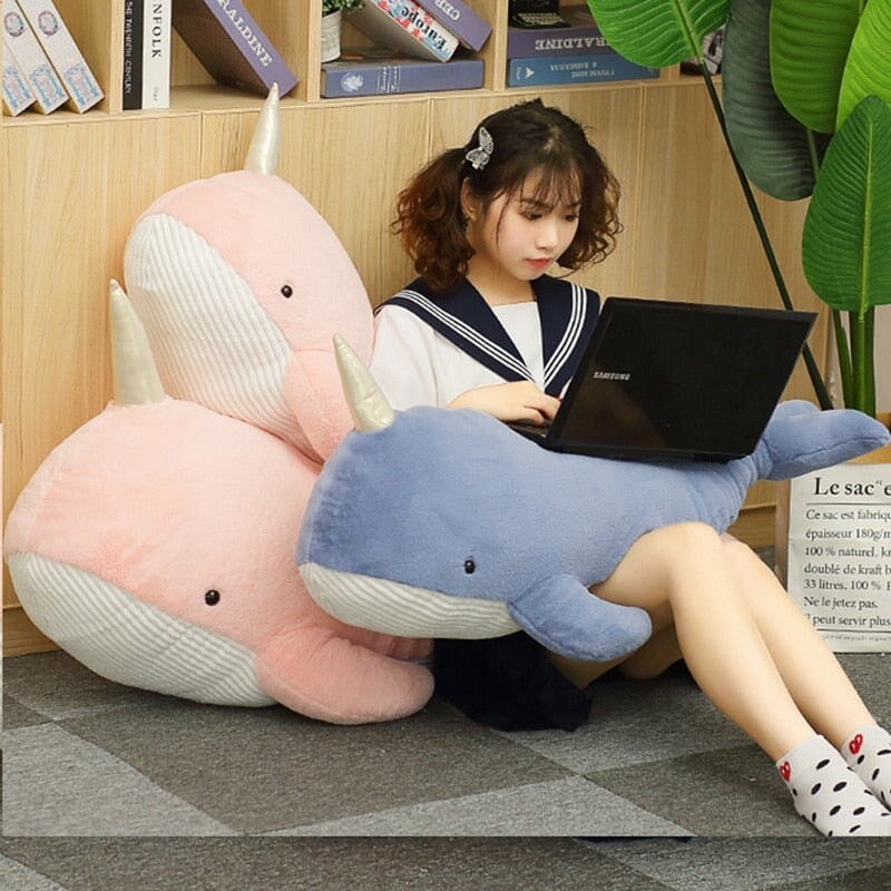 Kalsten | Giant Blue Pink Narwhal Plushies