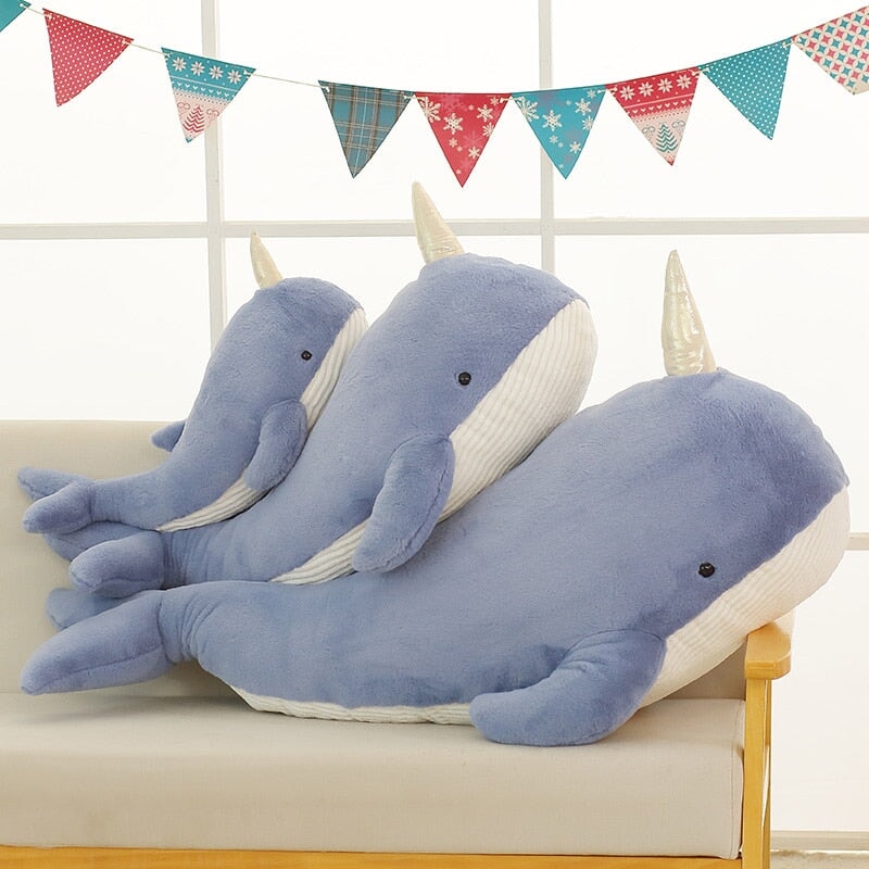 Kalsten | Giant Blue Pink Narwhal Plushies
