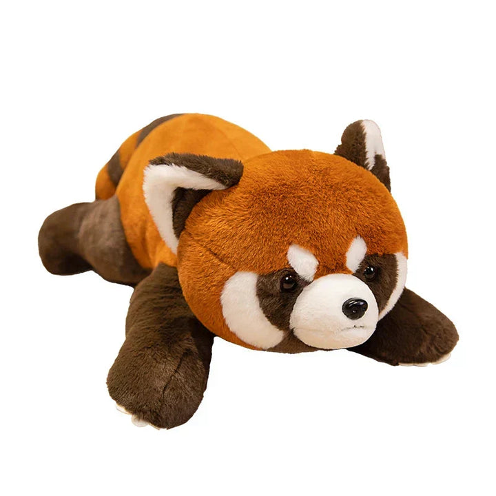Kalsten | Laying Fluffy Red Panda Lifelike Plushie