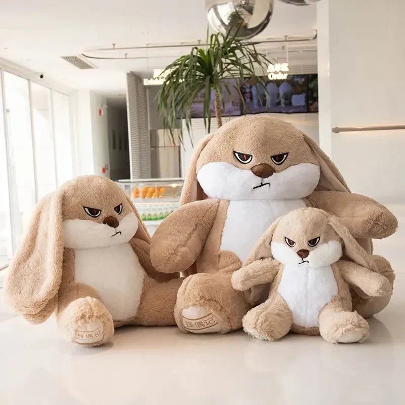 Kalsten | Spike the Angry Beige Fluffy Bunny Plushie