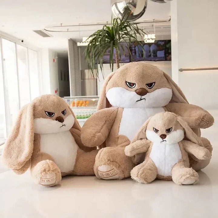 Kalsten | Spike the Angry Beige Fluffy Bunny Plushie