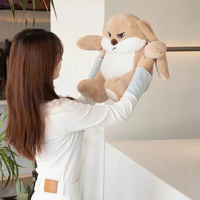 Kalsten | Spike the Angry Beige Fluffy Bunny Plushie