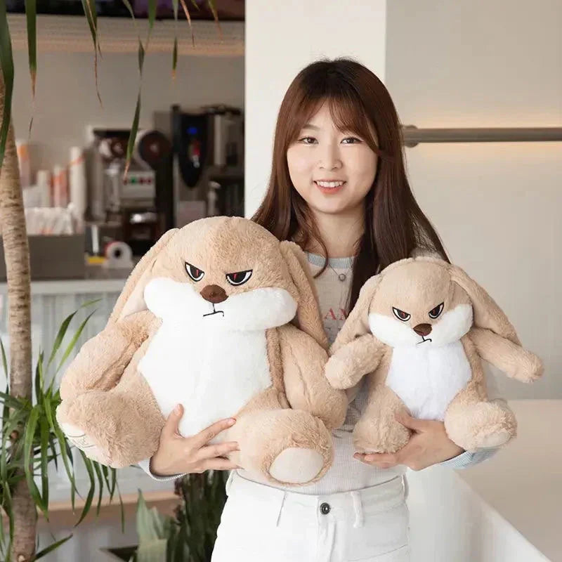 Kalsten | Spike the Angry Beige Fluffy Bunny Plushie
