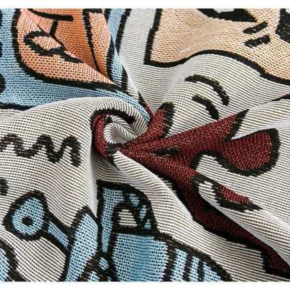 BowLift | Keith Haring Jigsaw Throw Blanket