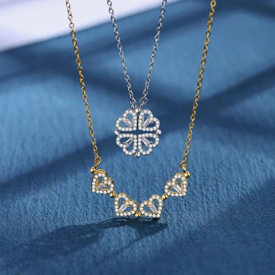 Heart Crystal Pendant Necklace