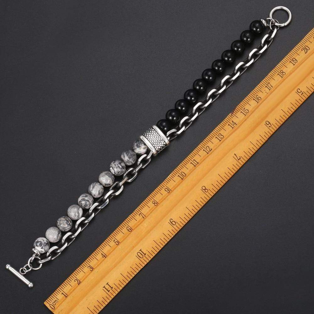 Tiger Eye Beaded Bracelet for Men "The Warrior" - Asher Kalsten