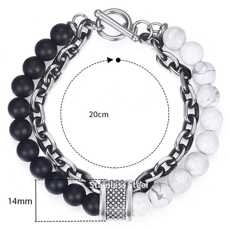Tiger Eye Beaded Bracelet for Men "The Warrior" - Asher Kalsten
