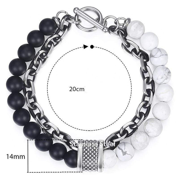 Tiger Eye Beaded Bracelet for Men "The Warrior" - Asher Kalsten
