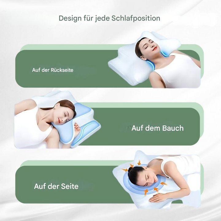 RelaxNeck Ergonomic Memory Foam Pillow – Support for Neck and Back | Kalsten