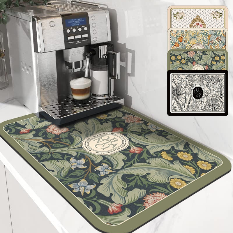 Kitchen Drain Mat Absorbent Drying Mat Table Protection Pad | Karnz