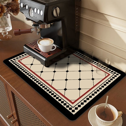 Kitchen Drain Mat Absorbent Drying Mat Table Protection Pad | Karnz