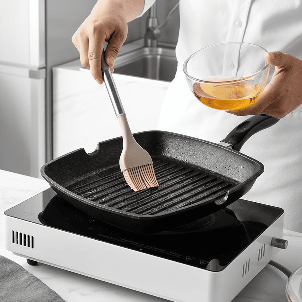 Kalsten | KITCHENORA – Complete Utensil Set with Silicone Heads & Wood-Style Handles
