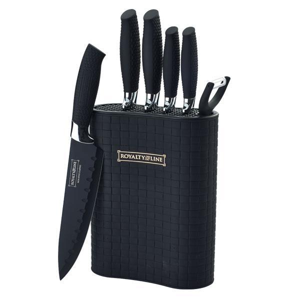 Knife set from Royalty Line (5 pieces + peeler) | Kalsten