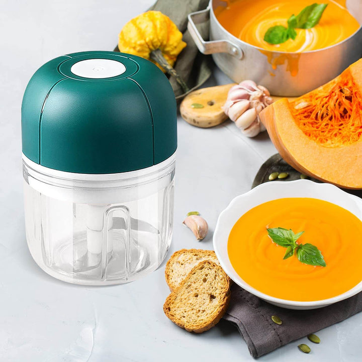 Kalsten | ChopEase Electric Garlic Press – USB Rechargeable – Compact & Powerful – 250ml