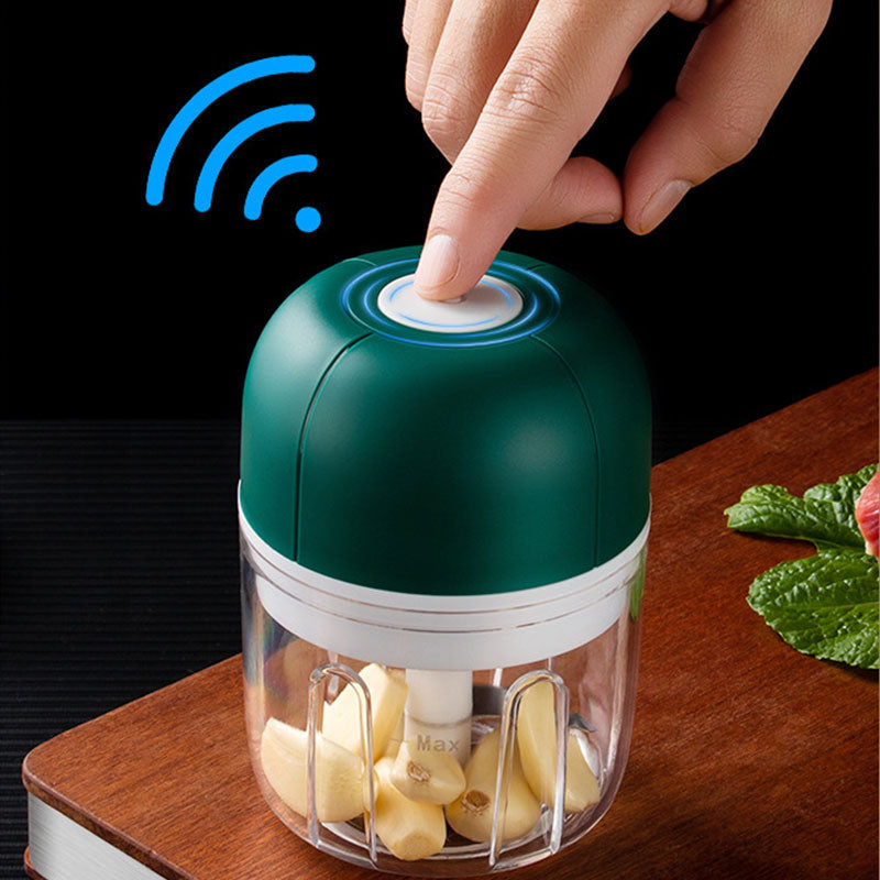 Kalsten | ChopEase Electric Garlic Press – USB Rechargeable – Compact & Powerful – 250ml