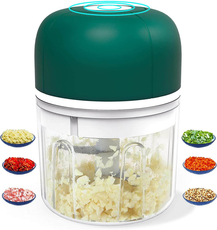 ChopEase Electric Garlic Press – USB Rechargeable – Compact & Powerful – 250ml | Kalsten