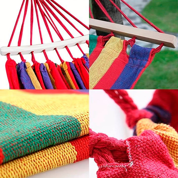 Hammock - by Camping Hammock (red striped) | Kalsten