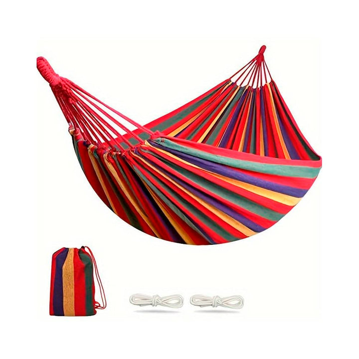 Hammock - by Camping Hammock (red striped) | Kalsten