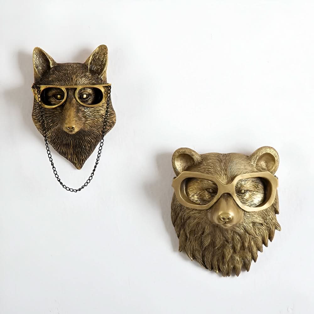Kalsten | Handcrafted Resin Animal Wall Hook Sculptures