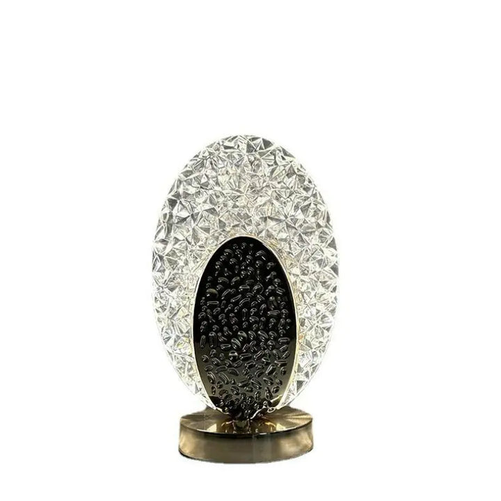 Kalsten | Plumalux Table Lamp Peacock Design | Cordless & USB rechargeable | Dimmable LED light | 22×13.5 cm | ABS housing