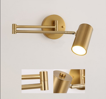 Telescopic Swiveling Wall Light – Modern LED Lighting for Flexible Room Design | Karnz