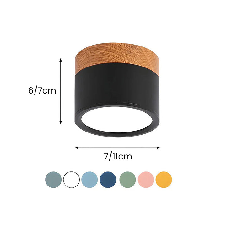 Kalsten | LED Ceiling Light Modern Flush Mount Cylinder