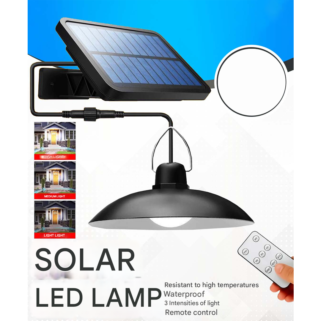 SolarDuo LED Lamp Set on Solar Energy with Remote Control | Kalsten
